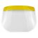 Máscara facial Cohn de PET antivaho con ajuste acolchado Amarillo