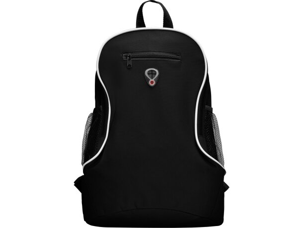 Mochila infantil deportiva poliéster Misuri Negro detalle 8