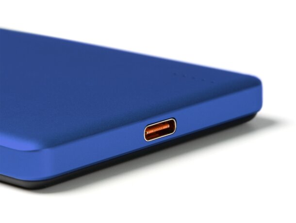 Batería portátil Terium 5000 mAh con carga inalámbrica Negro detalle 2