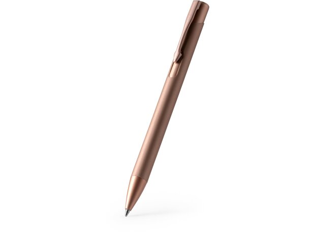 Bolígrafo Prosa con pulsador, cuerpo metálico y carga jumbo Negro detalle 5