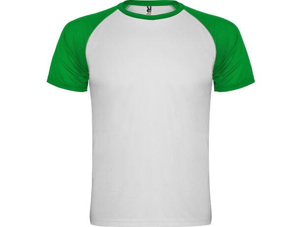 Camiseta INDIANAPOLIS Roly blanco/verde helecho
