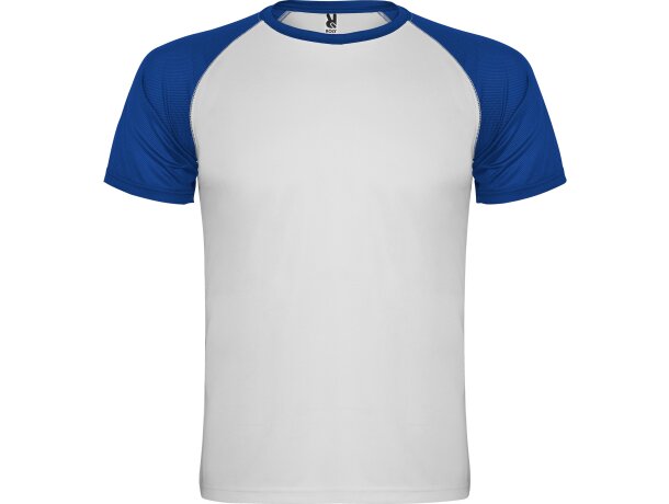 Camiseta INDIANAPOLIS Roly blanco/royal