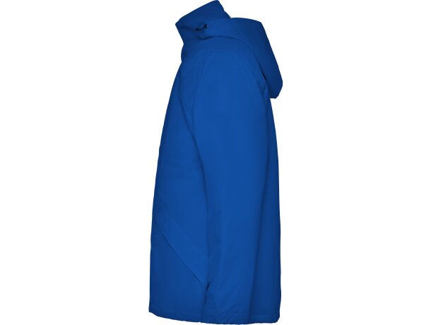 Parka Europa acolchada impermeable Azul Royal detalle 11
