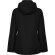 Parka mujer America Woman Roly con capucha extraíble reciclada Negro detalle 8