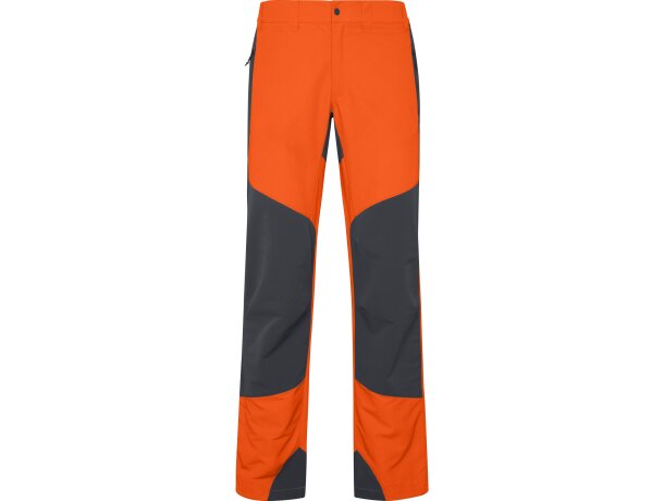 Pantalón trekking Bonati Roly poliamida con refuerzos elásticos Naranja bermellon/plomo oscuro detalle 16