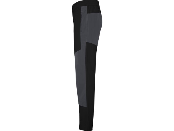 Pantalón trekking Bonati Roly poliamida con refuerzos elásticos Negro/plomo oscuro detalle 6