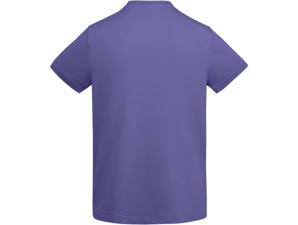 Camiseta Gruesa De Hombre En Manga Corta De Algodón VEZA Roly lila