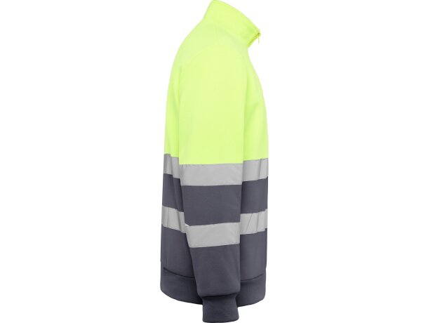 Sudadera SPICA Roly de alta visibilidad plomo/amarillo fluor