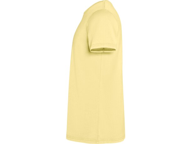 Camiseta Corgi Roly de algodón peinado 180 g para hombre Amarillo sweet lavado detalle 7