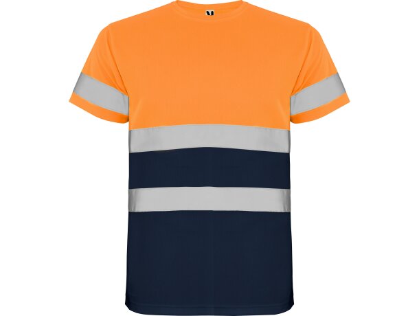 Camiseta DELTA Roly de alta visibilidad marino/naranja fluor