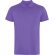 Polo Roly WOS manga corta tejido piqué stretch unisex Iris purpura detalle 65