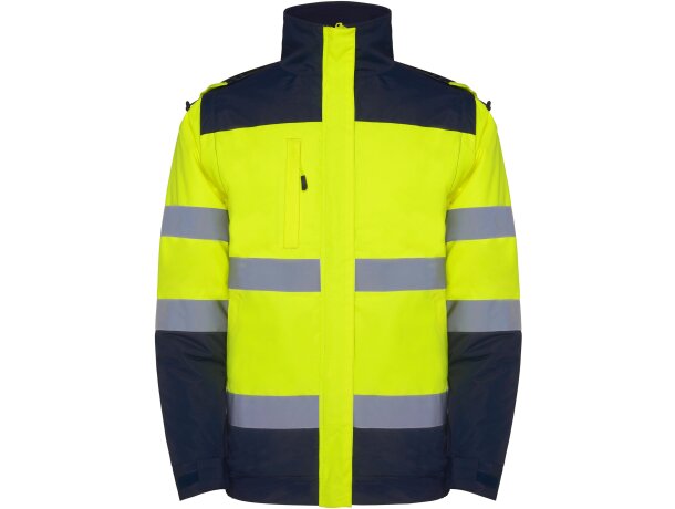 Parka EPSYLON Roly de alta visibilidad marino/amarillo fluor