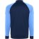 Chaqueta deportiva Gladius Roly bicolor con cremallera Celeste/marino detalle 10