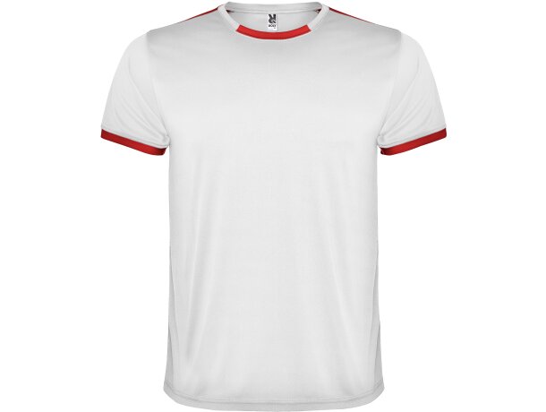 Conjunto deportivo RACING Roly blanco/rojo