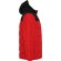 Parka acolchada Tallin Roly repelente al agua con capucha Rojo/negro detalle 31