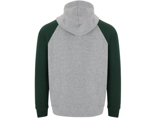 Sudadera BADET Roly gris vigore/verde botella