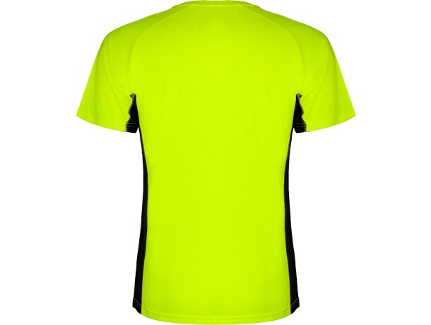 Camiseta SHANGHAI Roly verde fluor/negro