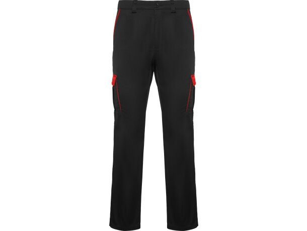 Pantalon TROOPER Roly negro/rojo