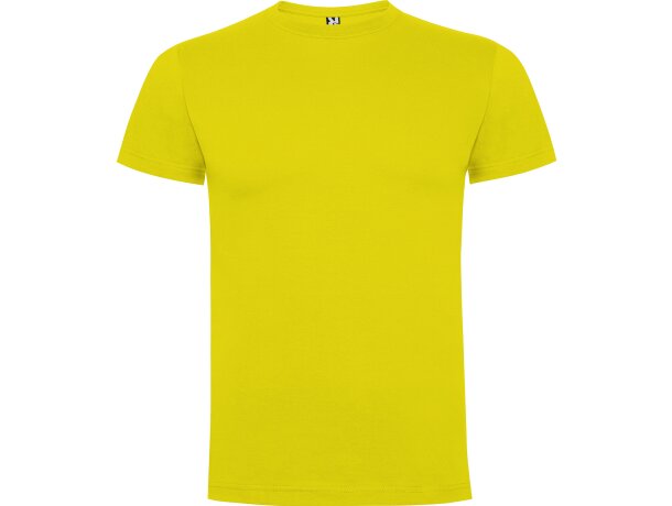 Camiseta DOGO PREMIUM 165 gr de Roly amarillo