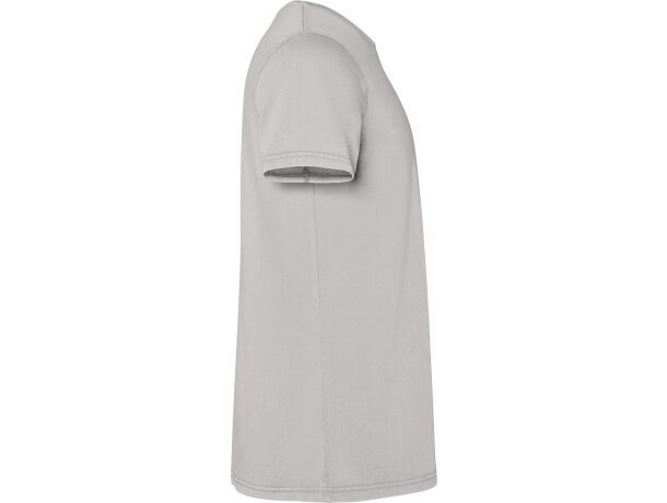 Camiseta Corgi Roly de algodón peinado 180 g para hombre Gris piedra lavado detalle 12