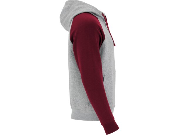 Sudadera BADET Roly gris vigore/granate