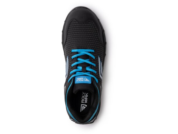 Zapato laboral Noboa Roly con puntera reforzada y antiestático Negro/royal detalle 7