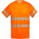 Camiseta TAURI Roly de alta visibilidad naranja fluor