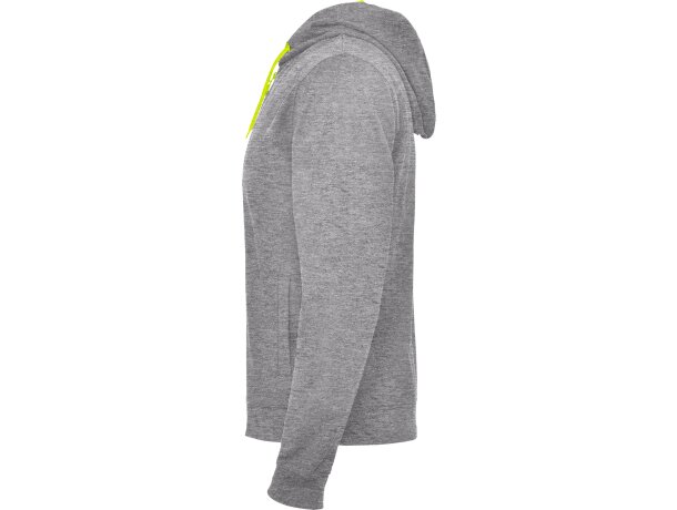 Sudadera FUJI Roly gris/amarillo fluor