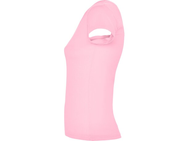 Camisetas personalizadas baratas  Roly Victoria de algodón 155 g rosa claro