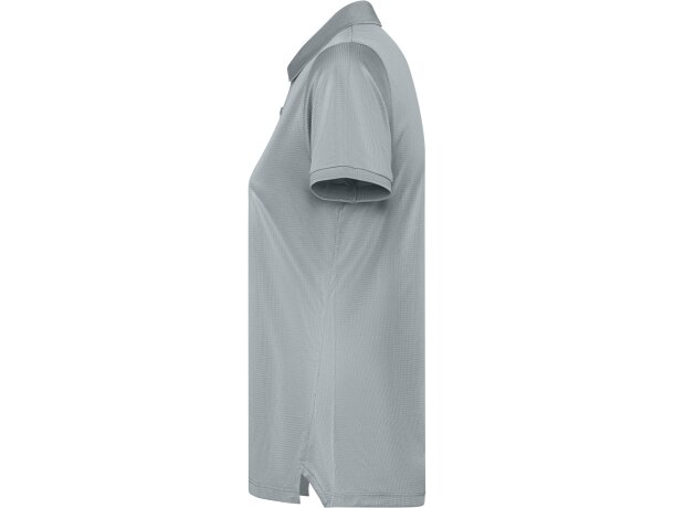 Polo Tormo Woman Roly de poliéster reciclado certificado GRS Gris detalle 27