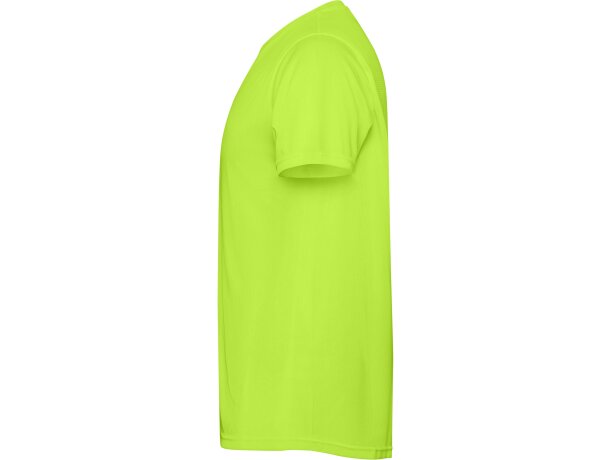 Camiseta Estoril Verde fluor detalle 23