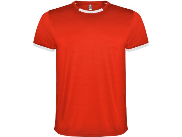 Conjunto deportivo RACING Roly blanco/rojo