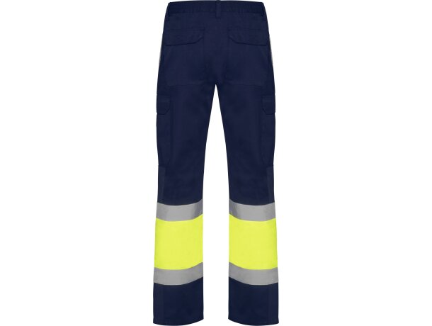 Pantalon invierno SOAN Roly de alta visibilidad marino/amarillo fluor