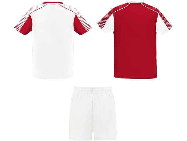 Conjunto deportivo JUVE Roly blanco/rojo