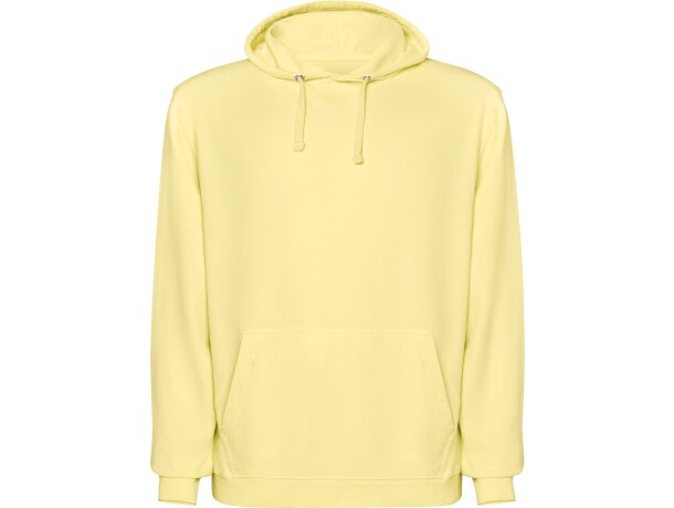 Sudadera Kenia Roly algodón 250 g/m² efecto lavado con capucha Amarillo sweet lavado detalle 5