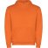 Sudadera con CAPUCHA Roly y dos bolsillos grandes naranja