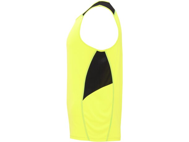 Camiseta MISANO Roly amarillo fluor/negro
