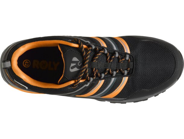 Zapatilla trekking MARC Roly negro/naranja fluor