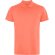 Polo Roly WOS manga corta tejido piqué stretch unisex Coral detalle 29