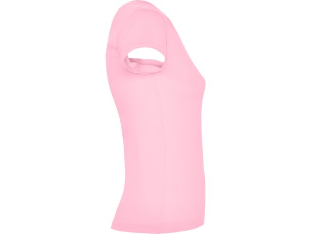 Camisetas personalizadas baratas  Roly Victoria de algodón 155 g rosa claro