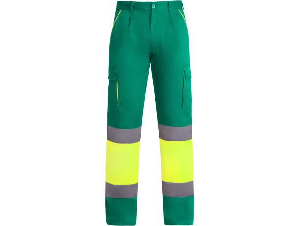 Pantalon invierno ENIX Roly de alta visibilidad verde jardín/amarillo flúor