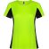 Camiseta SHANGHAI WOMAN Roly verde fluor/negro