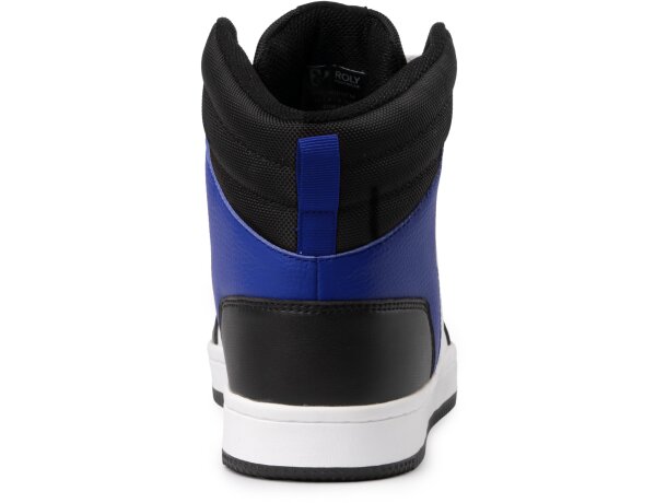 Zapatilla Space blanca Roly con plantilla foamizada confort Negro/blanco/royal detalle 20