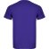 Camiseta técnica MONTECARLO manga corta unisex Roly 135 gr morado