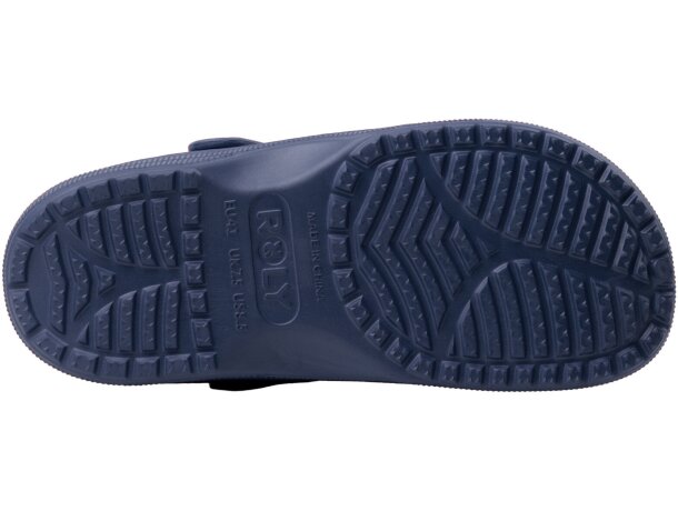 Zueco Eva Dan Roly con tira de sujeción ajustable Marino detalle 26