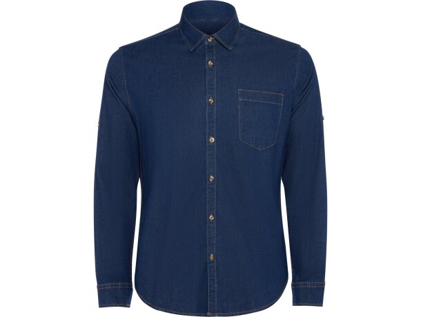 Camisa vaquera Lujan manga larga con tejido stretch de Roly Vaquero detalle 8