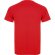 Camiseta técnica MONTECARLO manga corta unisex Roly 135 gr rojo