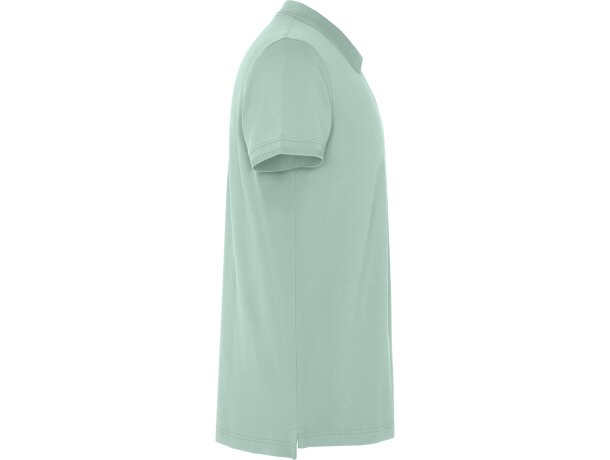 Polo Roly WOS manga corta tejido piqué stretch unisex Verde menta detalle 76