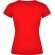 Camisetas personalizadas baratas  Roly Victoria de algodón 155 g rojo