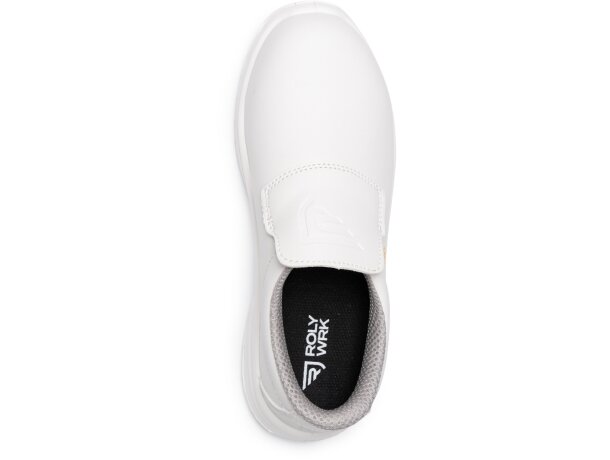 Zapato laboral Salt Roly con puntera fibra de vidrio Blanco detalle 8
